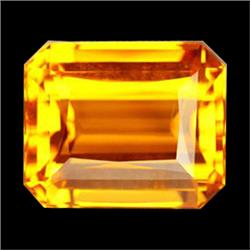 29.1ct First Class Golden Yellow Emerald Cut Citrine (GEM-15704)