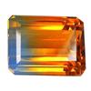 34.70ct  Shining Emerald Cut Bi Color Citrine (GEM-15757)