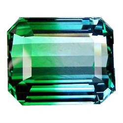 37.30ct  Perfect Emerald Cut Bi Color Quartz (GEM-15798)