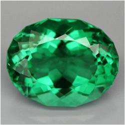 27.65ct Oval Cut AAA Green Amethyst Brazil Gem (GEM-15800)