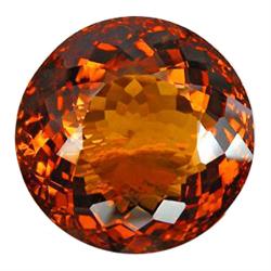 213.80ct Exceptional Museum Grede Round Honey Reddish Citrine (GEM-15870)