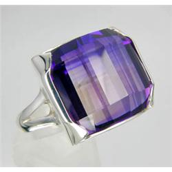 67.60ct Sterling Fancy Ring Size7 Bi-Color Ametrine (JEW-1334)