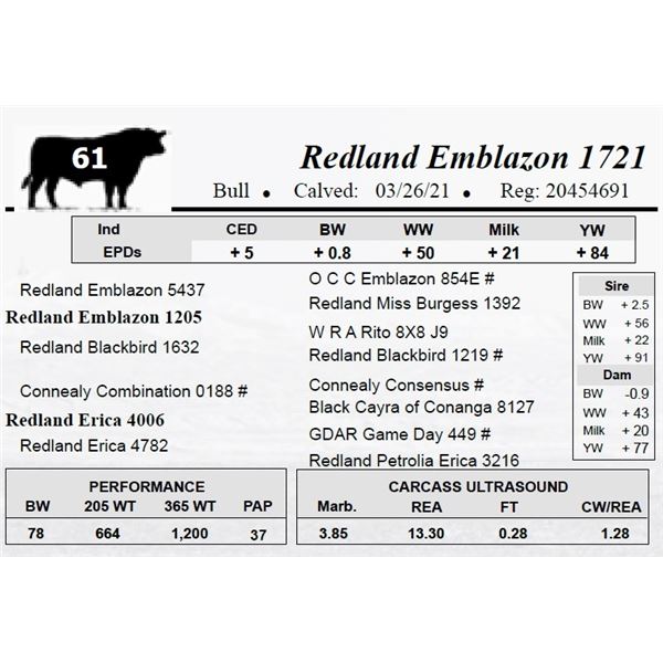 Redland Emblazon 1721