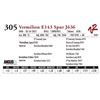 Image 1 : VERMILION E143 SPUR J636