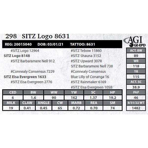 Sitz Logo 8631