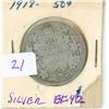Image 1 : 1918 silver 50 cents