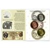 Image 2 : 3 1879 Morgan's Celebrated "schoolgirl" dollars (nickel silver, copper + golden alloy)