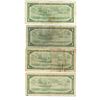 Image 2 : 4 CDN 1954 $1 BILLS