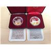 Image 1 : 1990 + 1986 SILVER $1 COINS