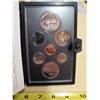 Image 2 : 7 COIN SET 1980 ORIGINAL RCM BOX UNC W/ SILVER DOLLAR