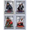 Image 1 : 4 Fleer Ultra 2007-08 Prized Prospects Cards - Curtis Glencross, David Moss, Jeff Finger, Cal Clutte
