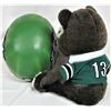 Image 4 : Foam Rubber CFL Saskatchewan Melon Head Helmet & Plush 12" "Gainer" 13th Man Hand Puppet
