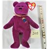 Image 1 : 1999 Ty Plush Beanie Baby Bear "Millennium" - All Tags Mint