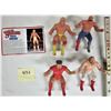Image 1 : 4 1985 Titan Sports Thumb Wrestlers Action Figures