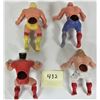 Image 2 : 4 1985 Titan Sports Thumb Wrestlers Action Figures