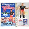Image 1 : 1988 8" WWF Magnificent Muraco Wrestling Action Figure Rare 7 1/2 x 12" Poster Bio Stat Card