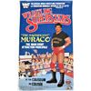 Image 2 : 1988 8" WWF Magnificent Muraco Wrestling Action Figure Rare 7 1/2 x 12" Poster Bio Stat Card