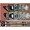 Image 3 : Pair 26" Metal Frame 825 Mountain Snow Shoes & Matching Adjustable Walking Poles