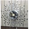 Image 1 : 30" Star Burst Mirrored Wall Hung Decoration