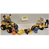 Image 1 : 2 Town "Construction" Lego Sets 1984 #6686 Backhoe 2009 7630 Front-End Loader