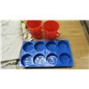 Image 2 : Tupperware, Kool-Aid cups, Jello molds, new pumpkin pans, tablecloth