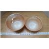 Image 2 : Two peach lustre Fire King bowls