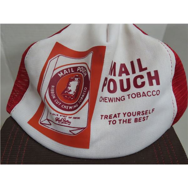 mail pouch tobacco hat Barn-Shaped Aluminum Sign Wainfleet Trading Post there were about 20 Chew Mail Pouch Tobacco Barn