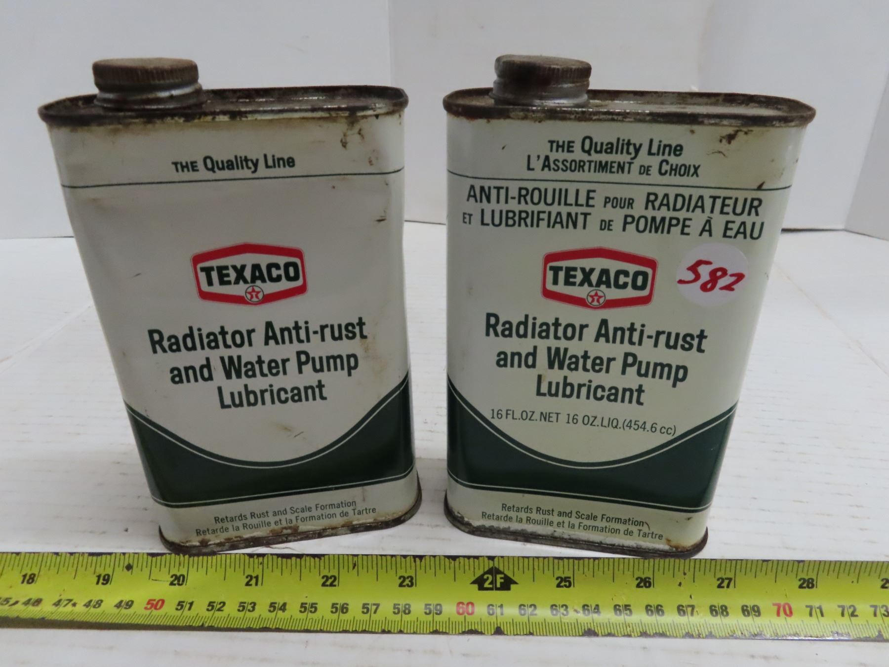 Texaco radiator Anti-rust & water pump lubricant x 2 tins - Schmalz ...
