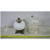 Image 4 : 2 Coal Oil Lamps - No Chimneys