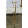 Image 2 : Antique Wooden Crutches - 52" Tall