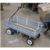 Image 2 : Children's Wagon w/ Removable Sides - Wooden Body, Metal Under Carriage - Shipping Dim. 41x19x31H"