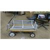Image 4 : Children's Wagon w/ Removable Sides - Wooden Body, Metal Under Carriage - Shipping Dim. 41x19x31H"