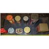 Image 2 : 9 Assorted metal tins