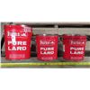 Image 1 : Burns Pure Lard 3 Tins