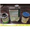 Image 2 : 3 Tin/Containers (Whiz Quick-seal tin, Whiz tin, Texaco Radiator stop leak tin