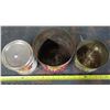Image 2 : 1 x Arco Coffee tin, Rodgers Golden syrup tin, & Clover Crest Honey tin