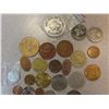 Image 3 : Assorted world coins + tokens