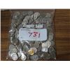 Image 1 : Assorted Nickels (2 lbs) - Picture of Coins an example of what is in bag.