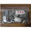 Image 1 : Assorted Nickels (2 lbs) - Picture of Coins an example of what is in bag.
