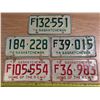 Image 1 : 1970's SK license plates