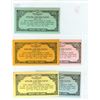 Image 2 : Lot of 5 1979 Kirkland Lake, Ontario 25 Cents Souvenir 60th Anniversary Scrip. Includes green, pink,