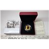 Image 1 : 2010 $3 Square Polar Bear. Sterling Silver with Gold Plating. Specimen. Housed in its original case 