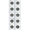 Image 1 : Lot of 10 Canadian 50 Cents. Includes 1969, 1970, 1971, 1974, 1975, 1976, 1978 Square Jewels, 1979, 