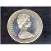 Image 3 : 1973 RCMP Centennial Silver Dollar. Specimen. Beautifully Toned. Housed in its original black clamsh