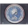 Image 3 : 1977 Queen Elizabeth Silver Jubilee Silver Dollar. Specimen. Bright White. Housed in its original cl
