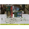Image 1 : 3 Christmas Scenery Pieces & Strings of Lights for Christmas Scenery Displays