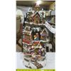 Image 2 : Light-up Tired Christmas Village - 18" Tall