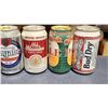 Image 3 : Set of 6 - Full, sealed beer cans - all different