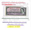 Image 1 : 1945 Canadian 10 dollar bill - Beattie Rosinsky