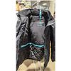 Image 5 : "Noize" Black ladies winter jacket, fur lined hood - sz XL - Great condtion
